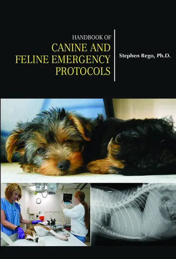 Cover of Handbook of Canine and Feline Emergency Protocols
