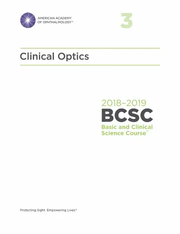 Cover of 2018-2019 Basic and Clinical Science Course (BCSC), Section 3