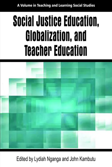 Cover of Social Justice Education, Globalization, and Teacher Education
