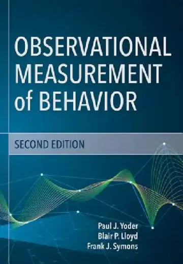 Cover of Observational Measurement of Behavior