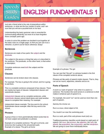 Cover of English Fundamentals 1