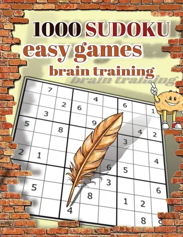 Cover of 1000 SUDOKU easy games brain training