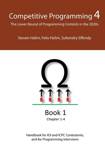 Cover of Competitive Programming 4 - Book 1