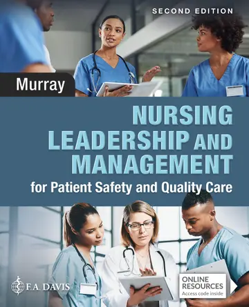 Cover of Nursing Leadership and Management for Patient Safety and Quality Care