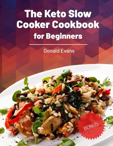 Cover of The Keto Slow Cooker Cookbook for Beginners