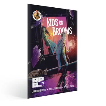 Cover of Renegade Game Studios Kids on Brooms Roleplaying Game for 2 to 6 Players Aged 12 & up