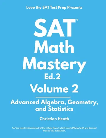 Cover of SAT Math Mastery