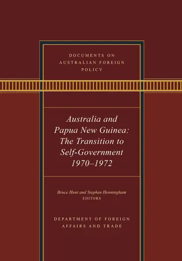 Cover of Documents on Australian Foreign Policy
