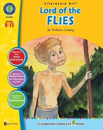 Cover of Lord of the Flies - Novel Study Guide Gr. 9-12 - Classroom Complete Press