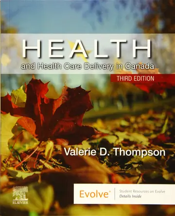 Cover of Health and Health Care Delivery in Canada