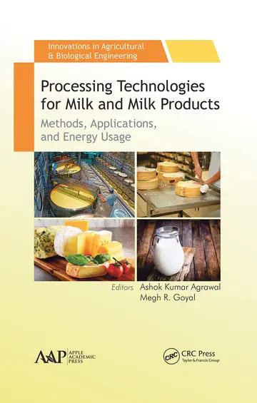 Cover of Processing Technologies for Milk and Milk Products Methods Applications and Energy Usage (hb 2017)