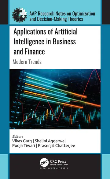 Cover of Applications of Artificial Intelligence in Business and Finance