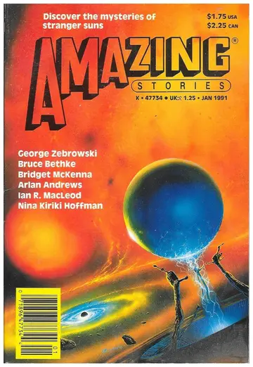 Cover of Amazing Stories, January 1991