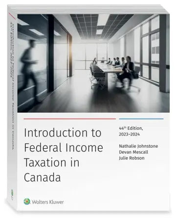 Cover of Introduction to Federal Income Taxation in Canada, 44th Edition (2023-2024) with Study Guide