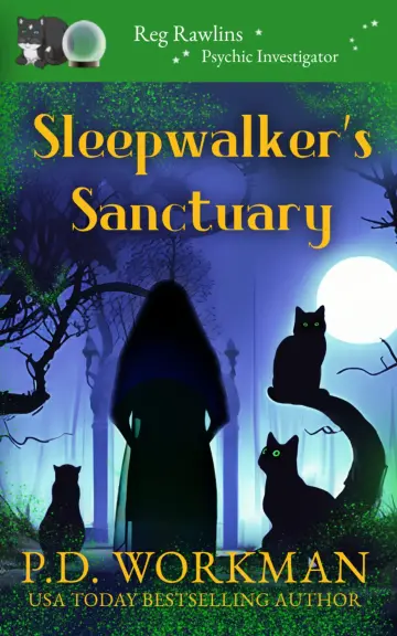 Cover of Sleepwalker's Sanctuary (Reg Rawlins Psychic Investigator (Paranormal Cozy Mystery) Book 19)