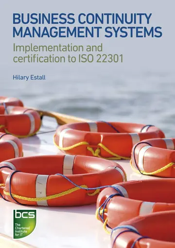 Cover of Business Continuity Management Systems