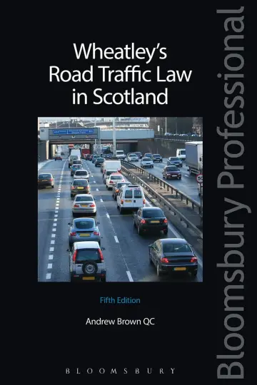 Cover of Wheatley's Road Traffic Law in Scotland