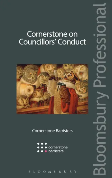 Cover of Cornerstone on Councillors' Conduct