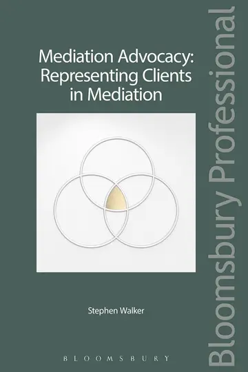 Cover of Mediation Advocacy