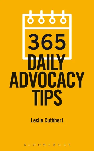 Cover of 365 Daily Advocacy Tips
