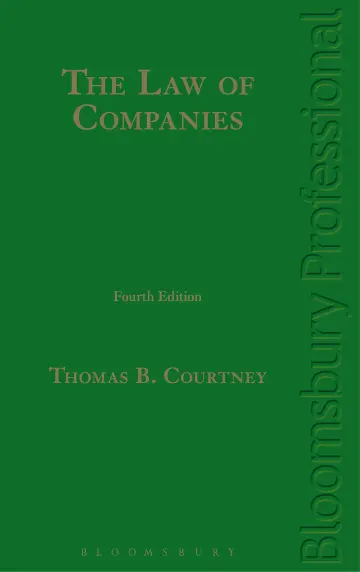 Cover of The Law of Companies