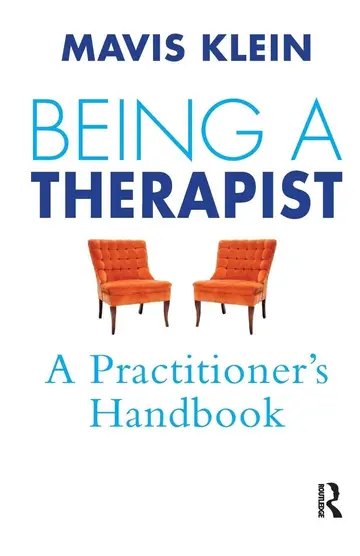 Cover of Being a Therapist