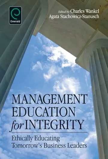 Cover of Management Education for Integrity