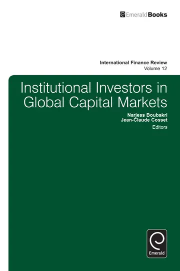 Cover of Institutional Investors in Global Capital Markets