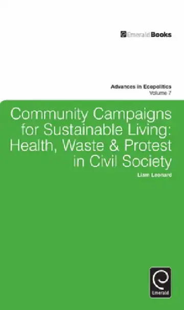 Cover of Community Campaigns for Sustainable Living
