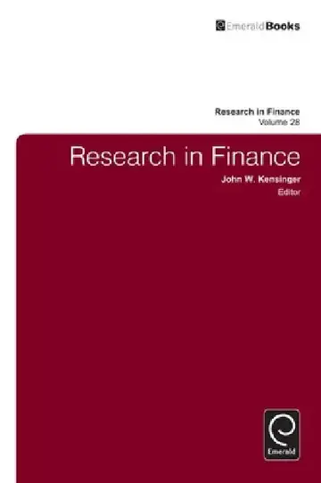 Cover of Research in Finance