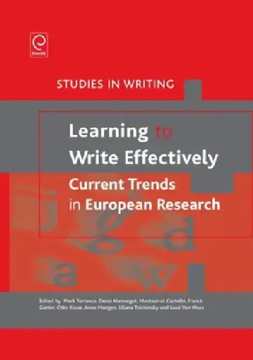 Cover of Learning to Write Effectively