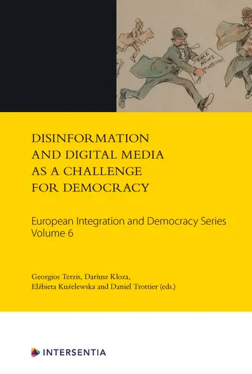 Cover of Disinformation and Digital Media as a Challenge for Democracy, Volume 6