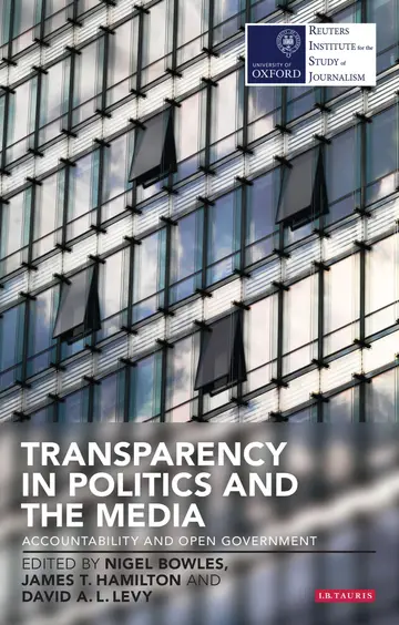 Cover of Transparency in Politics and the Media