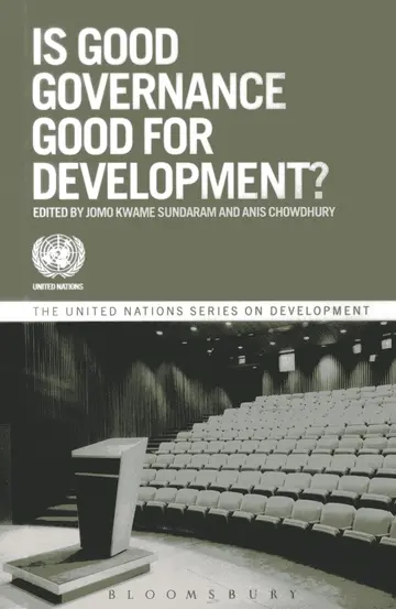 Cover of Is Good Governance Good for Development?