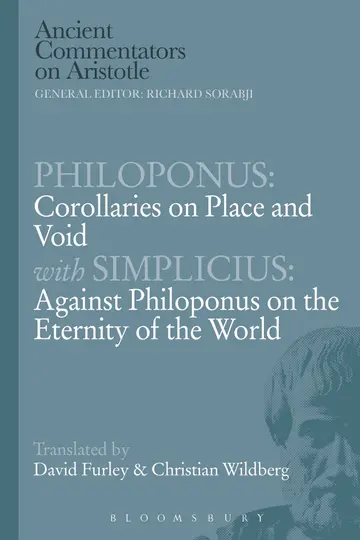 Cover of Philoponus Corollaries on Place and Void