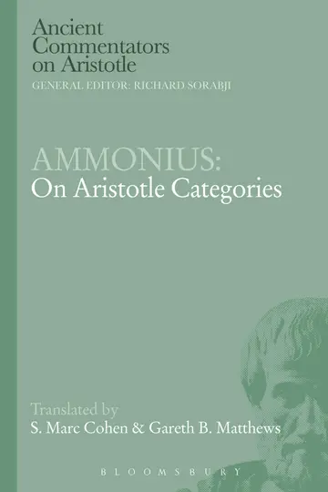Cover of Ammonius on Aristotle Categories