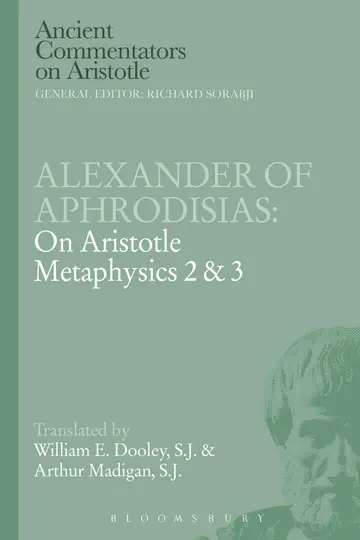 Cover of Alexander of Aphrodisias on Aristotle Metaphysics 2 and 3