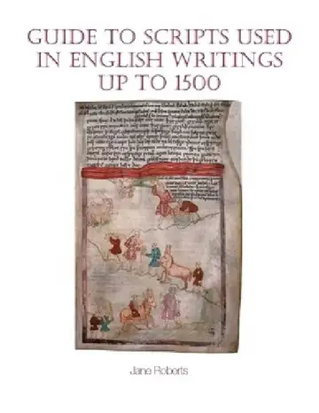 Cover of Guide to Scripts Used in English Writings Up to 1500