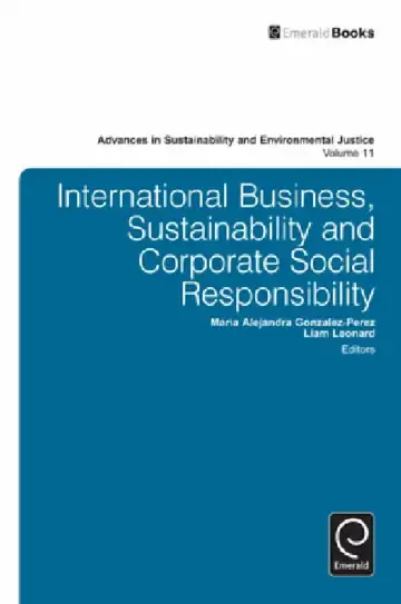 Cover of International Business, Sustainability and Corporate Social Responsibility