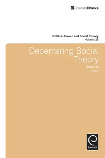 Cover of Decentering Social Theory
