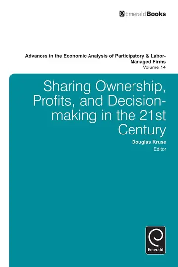 Cover of Advances in the Economic Analysis of Participatory and Labor-Managed Firms