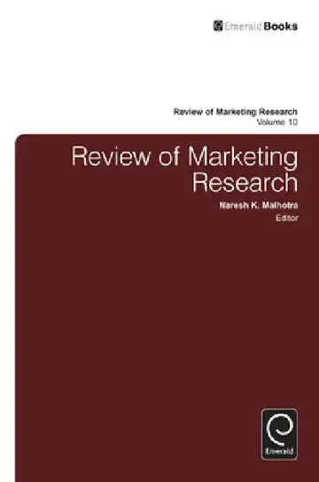 Cover of Review of Marketing Research