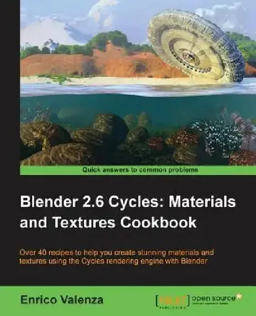 Cover of Blender 2.6 Cycles, Materials and Textures Cookbook