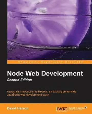 Cover of Node Web Development (2nd Edition)