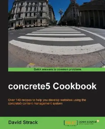 Cover of Concrete5 Cookbook