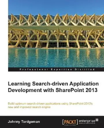 Cover of Developing Search-Driven Applications with Sharepoint 2013