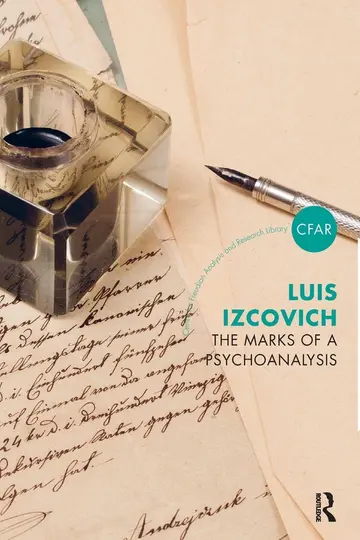 Cover of The Marks of a Psychoanalysis