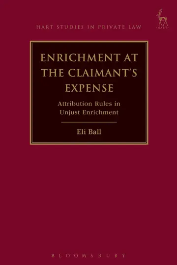 Cover of Enrichment at the Claimant's Expense