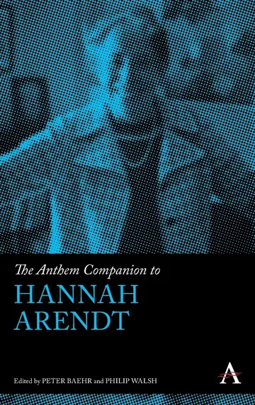 Cover of The Anthem Companion to Hannah Arendt