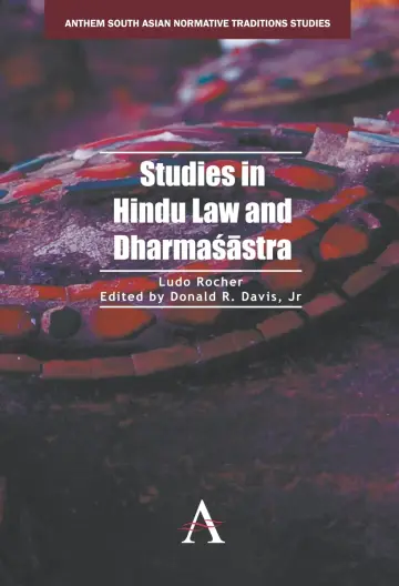 Cover of Studies in Hindu Law and Dharma????stra